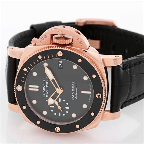 panerai rose gold submersible|ww panerai submersible.